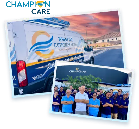 Champion Air truck and team